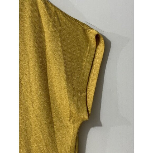 NWT Orvis Women's Short Sleeve V-Neck Tunic Knit Top Size XXL - Yellow - Picture 4 of 8
